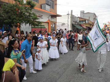 A Unidos de Vila Maria na festividade.